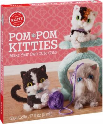 Pom-Pom Kitties: Make Your Own Cute Cats By Editors Of Klutz Cover Image