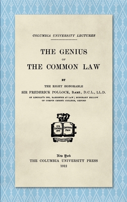 The Genius of the Common Law (1912) (NFL Today (Creative) #11) Cover Image