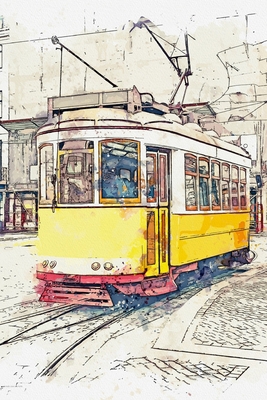 Notebook: for tram lovers (Lisbon) Cover Image