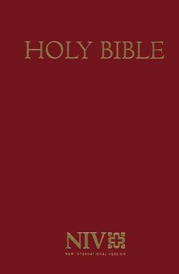 NIV Pew Bible - Red 124048 By Biblica (Translator) Cover Image