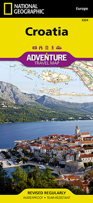 Croatia Map (National Geographic Adventure Map #3324)