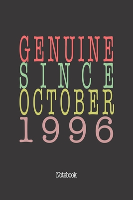 Genuine Since October 1996: Notebook Cover Image