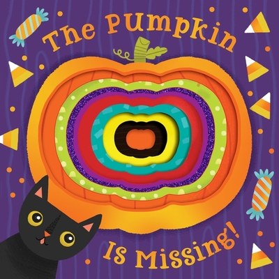 The Pumpkin Is Missing! Board Book with Die-Cut Reveals Cover Image