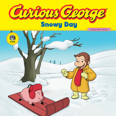 Curious George Snowy Day (CGTV 8x8): A Winter and Holiday Book for Kids Cover Image