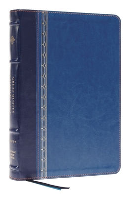 Nrsvce, Great Quotes Catholic Bible, Leathersoft, Blue, Comfort Print: Holy Bible Cover Image