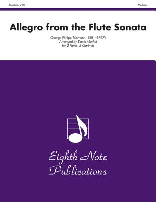 Allegro (from the Flute Sonata): Score & Parts (Eighth Note Publications) Cover Image