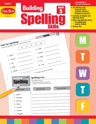 Building Spelling Skills, Grade 5 Teacher Edition Cover Image