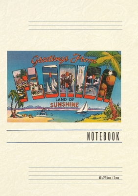 Vintage Lined Notebook Greetings from Florida Cover Image