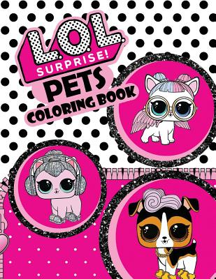 lol surprise pets coloring book jumbo coloring pages