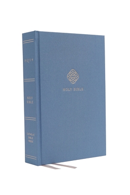 Nrsv, Catholic Bible, Journal Edition, Cloth Over Board, Blue, Comfort Print: Holy Bible By Catholic Bible Press Cover Image