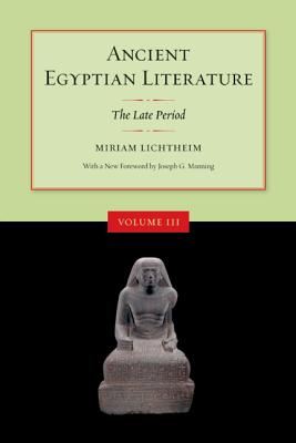 Ancient Egyptian Literature, Volume III: The Late Period Cover Image
