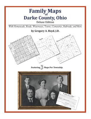 Darke County Ohio Township Map Family Maps Of Darke County, Ohio (Paperback) | Porter Square Books