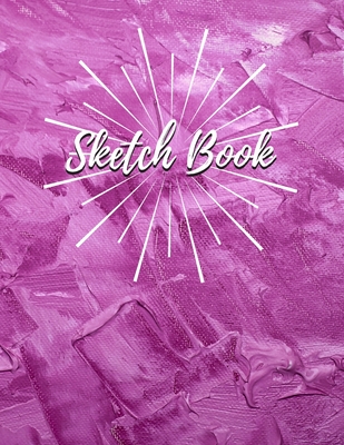  Pink Sketch Book: Large Notebook for Drawing, Painting