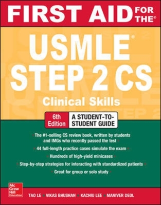 First Aid for the USMLE Step 2 Cs, Sixth Edition Cover Image