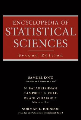 Encyclopedia of Statistical Sciences (Methods and Applications of Statistics) Cover Image