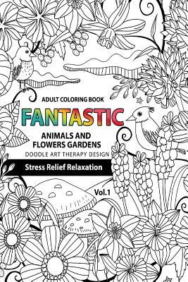 Animal Coloring Book for Adults: Coloring Pages, Relax Design from