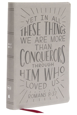 Nkjv, Holy Bible for Kids, Verse Art Cover Collection, Leathersoft, Gray, Comfort Print: Holy Bible, New King James Version By Thomas Nelson Cover Image