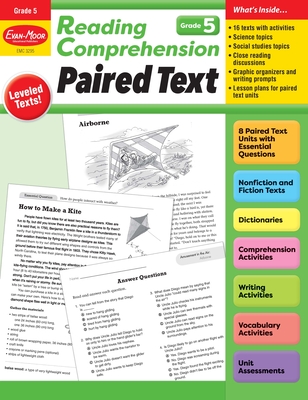 Reading Comprehension: Paired Text, Grade 5 Teacher Resource Cover Image