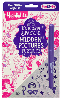 Unicorn Sparkle Hidden Pictures Puzzles (Highlights Fun to Go) By Highlights (Created by) Cover Image