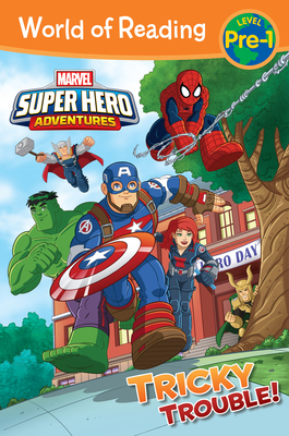 World of Reading: Super Hero Adventures: Tricky Trouble!: Level Pre-1 Cover Image