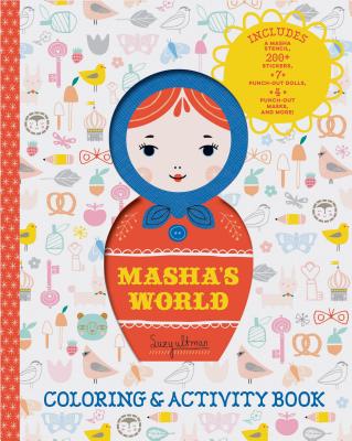 Masha's World: Coloring & Activity Book: (Interactive Kids Books, Arts & Crafts Books for Kids) Cover Image