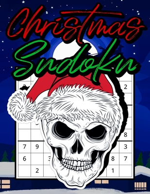 Christmas Sudoku: Christmas Sudoku Puzzle Game Book with Solutions for Teens, Adults - Christmas Puzzles Games to Challenge Your Brain -