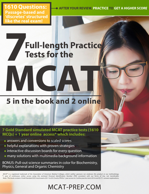 MCAT Practice Test Book: Practice, Review, Learn, and Practice Again By Brett Ferdinand, Gold Standard McAt Team (Editor) Cover Image