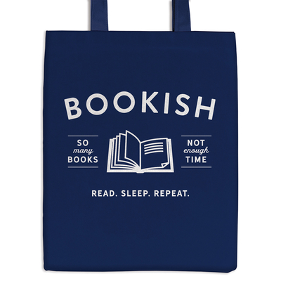 Bookish Canvas Tote Bag By Galison Cover Image