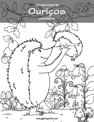 Livro para Colorir de Ouriços para Adultos By Nick Snels Cover Image