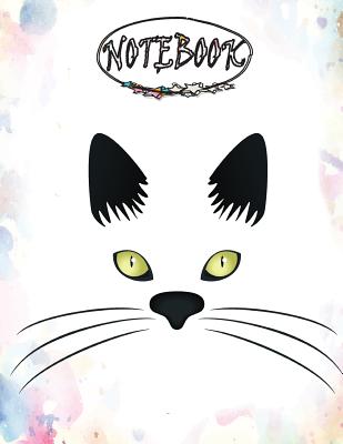 Notebook: Brown cat on pastel cover and Dot Graph Line Sketch pages, Extra large (8.5 x 11) inches, 110 pages, White paper, Sket By F. Funny Cover Image