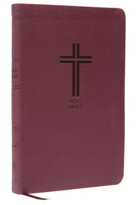 NKJV, Value Thinline Bible, Standard Print, Imitation Leather, Burgundy, Red Letter Edition cover