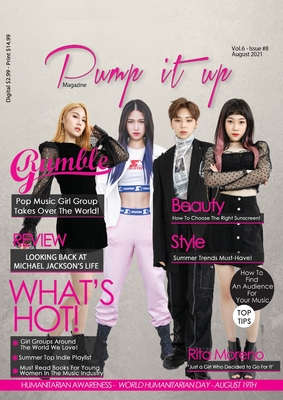 Pump it up Magazine - K-Pop Sensation RUMBLE G - August 2021 Cover Image