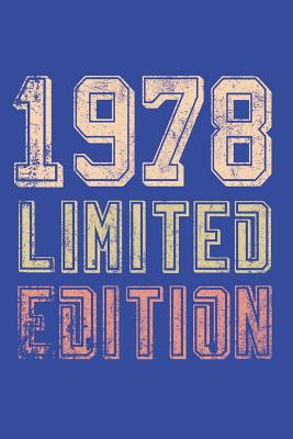 1978 Limited Edition: Funny 40th Birthday Book For Messages From Friends & Family