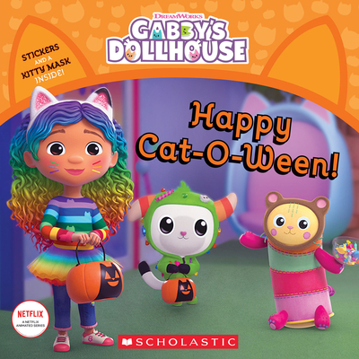 Happy Cat-O-Ween! (Gabby's Dollhouse Storybook) Cover Image