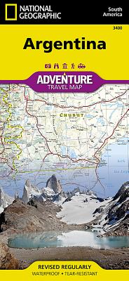 Argentina (National Geographic Adventure Map #3400) By National Geographic Maps - Adventure Cover Image