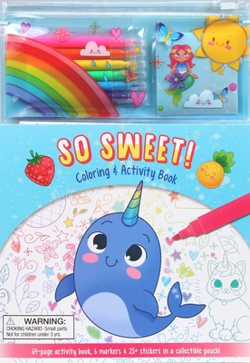 So Sweet! Coloring & Activity Book (Marker Pouch) (Spiral bound)