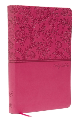 NKJV, Value Thinline Bible, Standard Print, Imitation Leather, Pink, Red Letter Edition Cover Image