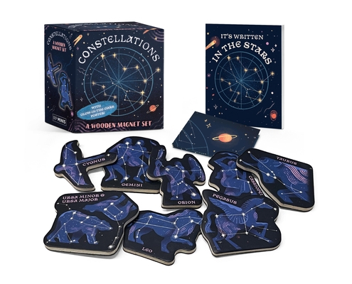 Constellations: A Wooden Magnet Set: With glow-in-the dark poster! (RP Minis)