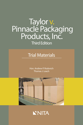 Taylor V. Pinnacle Packaging Products, Inc.: Trial Materials Cover Image