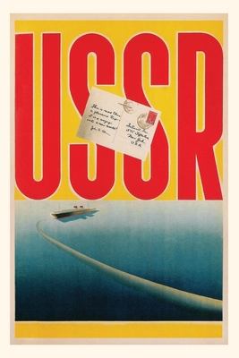 Vintage Journal USSR Poster with Ship and Letter By Found Image Press (Producer) Cover Image