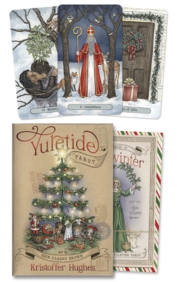 Yuletide Tarot By Kristoffer Hughes, Erin O'Leary Brown (Artist) Cover Image