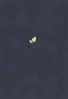 NVI Santa Biblia, Lucado, Palabra de Aliento, Leathersoft, Azul, Interior a DOS Colores Cover Image