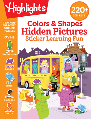 Colors & Shapes Hidden Pictures Sticker Learning Fun (Highlights Hidden Pictures Sticker Learning) Cover Image