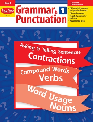 Grammar & Punctuation, Grade 1 Teacher Resource By Evan-Moor Corporation Cover Image