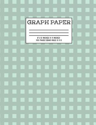 Graph Paper: Notebook Square Green Cute Pattern Cover Graphing Paper Composition Book Cute Pattern Cover Graphing Paper Composition By Majestical Notebook Cover Image
