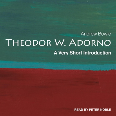 Theodor Adorno: A Very Short Introduction Cover Image