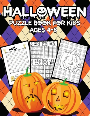 Halloween Activity Book for Kids Ages 4-8: Coloring, Drawing