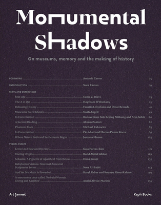 Monumental Shadows: On Museums, Memory and the Making of History Cover Image