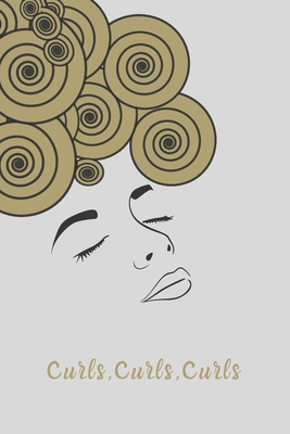 Curls, Curls, Curls Notebook: Gold Curls By Simone Andreis Cover Image