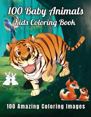 Adult Coloring Book for Colored Pencils and Pens - 100 Animals - Large  Print (Paperback)